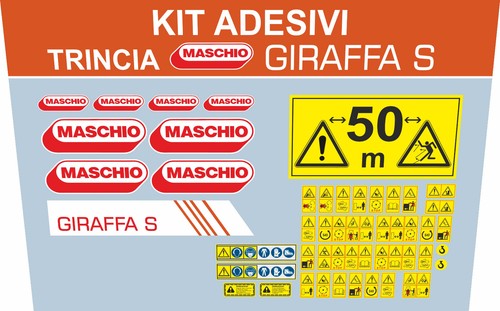 Kit adesivi decalcomania - adesivi,