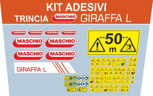 Kit adesivi decalcomania - adesivi,